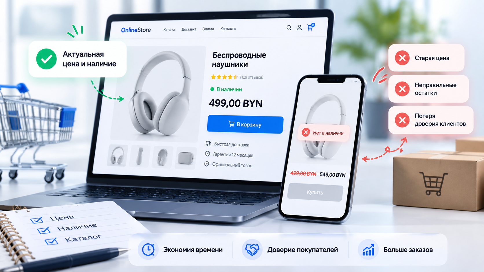 как быстро наполнить интернет-магазин товарами