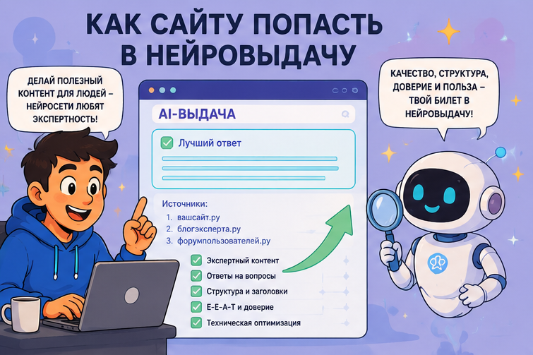 как сайту попасть в нейровыдачу